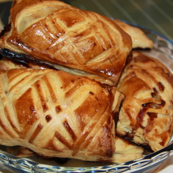 Friands au porc, champignons et curry