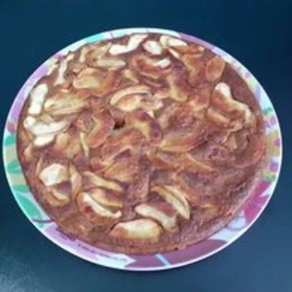 Gâteau invisible aux pommes