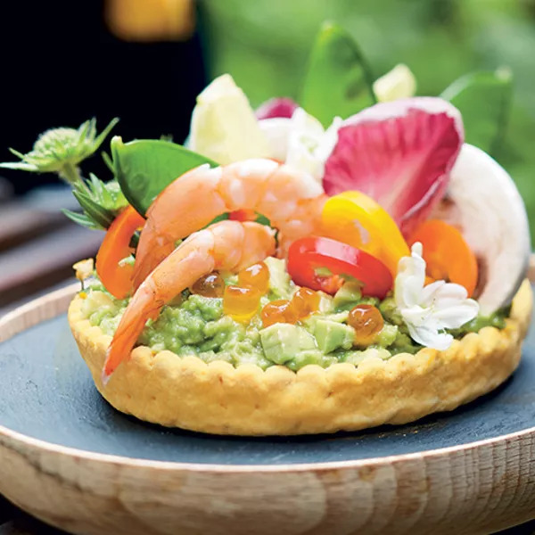 Dips avocat en tartelettes