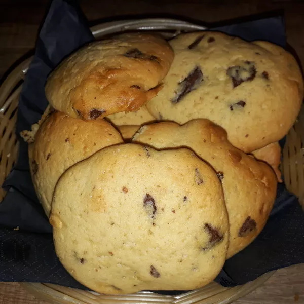 Cookies aux deux chocolats blanc et au lait