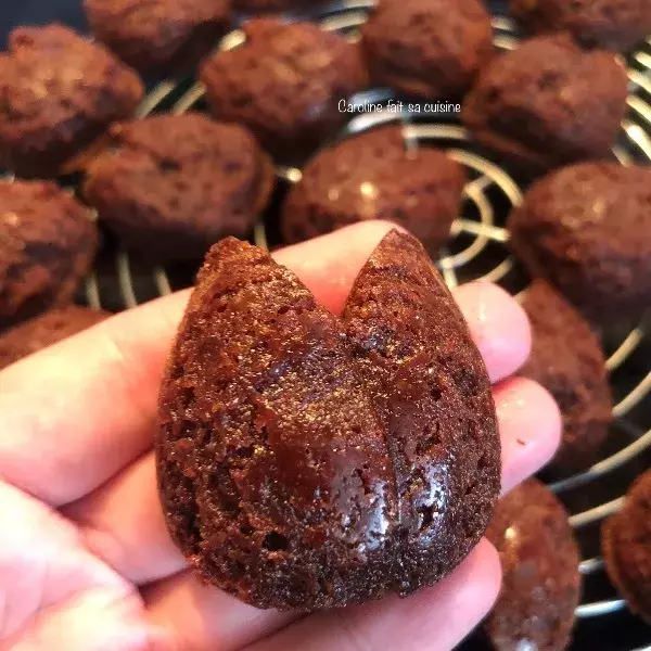 Boutons de fondant au chocolat