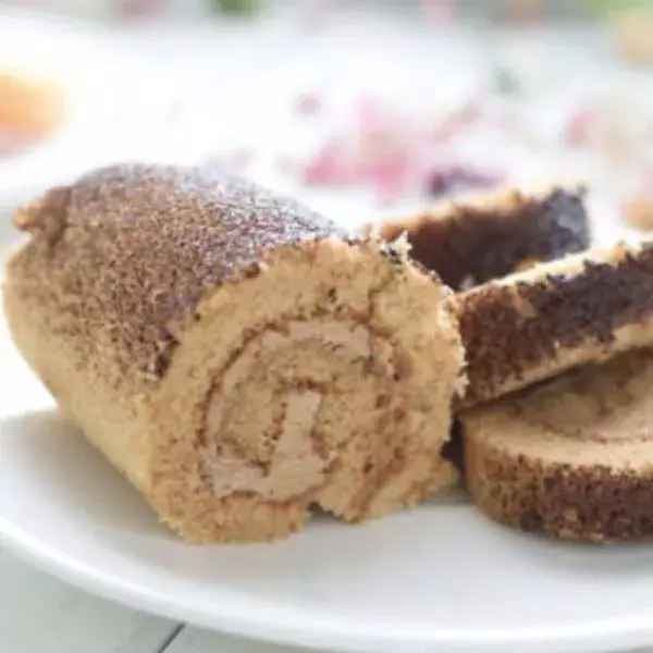 Gâteau roulé au café