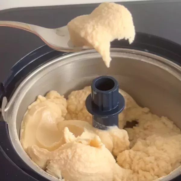 Glace cacahuète avec mix Glace