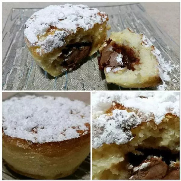 Petit soufflés au coeur chocolaté