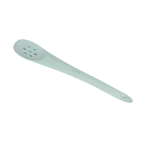 Spatule double embout cuillères ajourées - Bleu