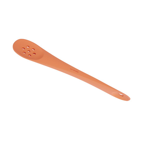 Spatule double embout cuillères ajourées - Corail