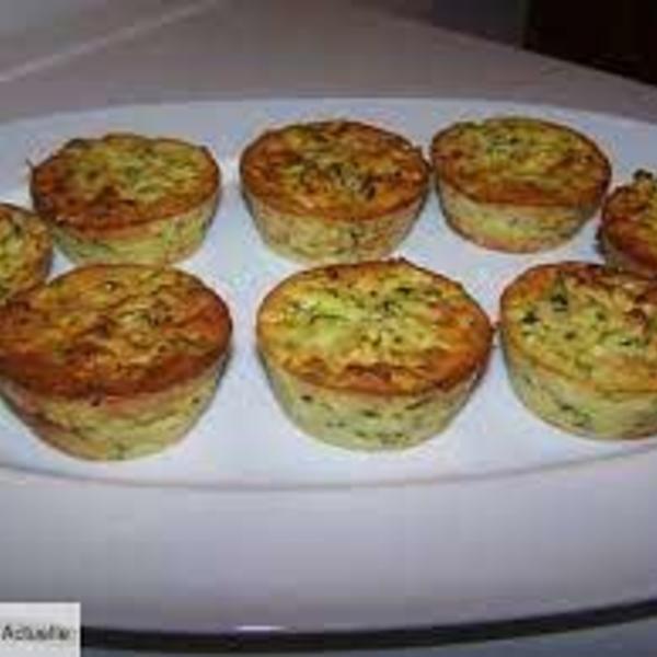 FLANS DE COURGETTES JAMBON D'AOSTE ET BASILIC