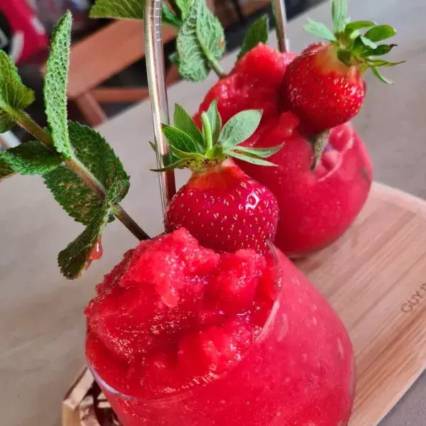 Granité rouge éclat