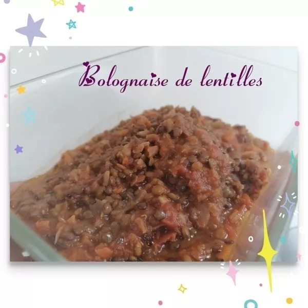 Bolognaise de lentilles