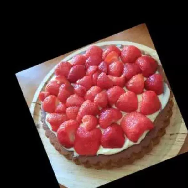 Fond de tarte à la fraise