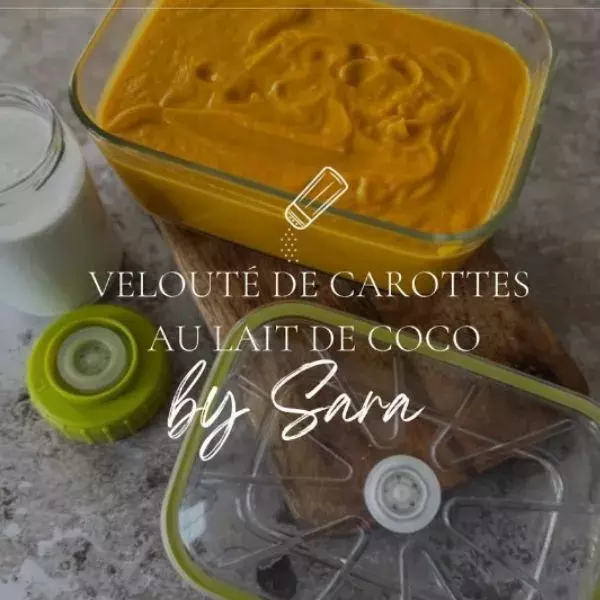 Velouté de carottes au lait de coco