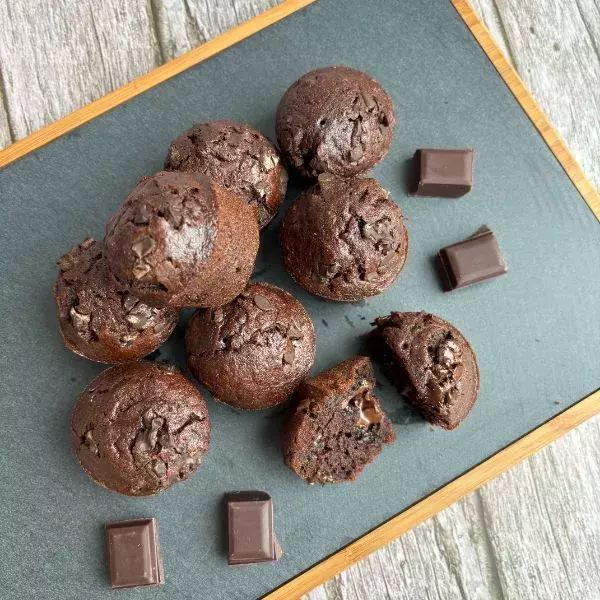 Mini Muffins tout chocolat