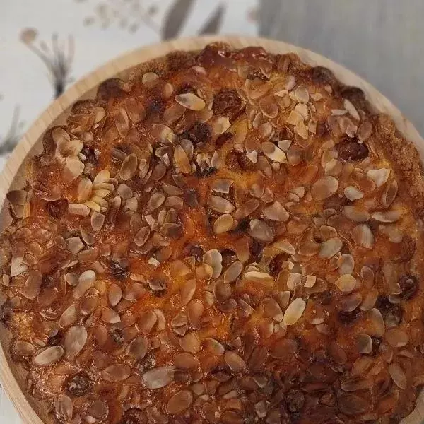 Tarte aux mirabelles & amandes