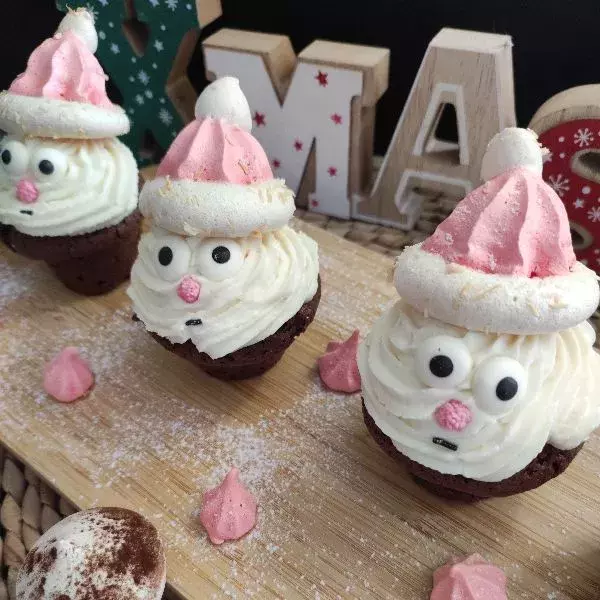 Cupcakes Père noel