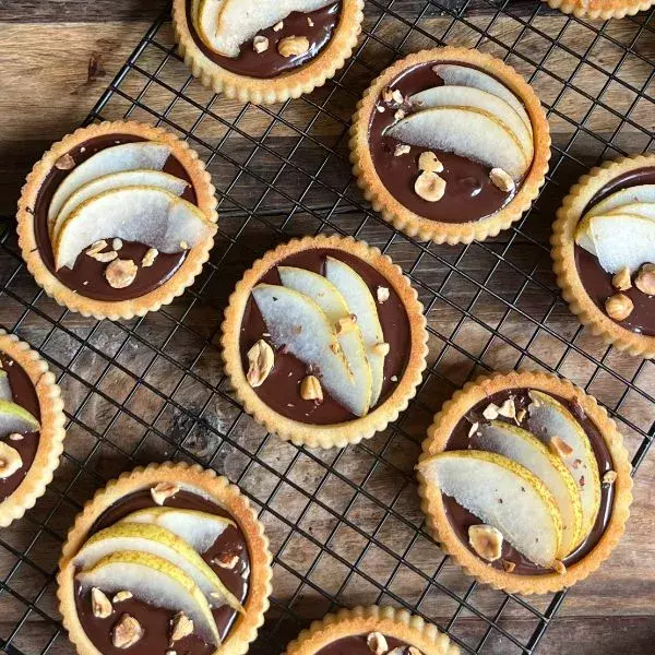 Tartelettes choco poire