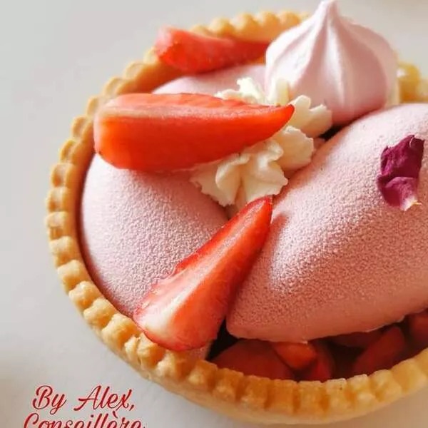 Tartelettes de mousse à la fraise