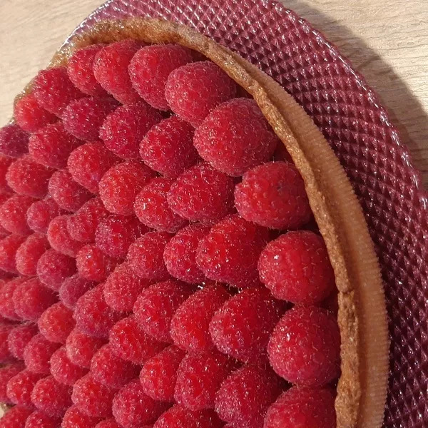 Tarte aux framboises