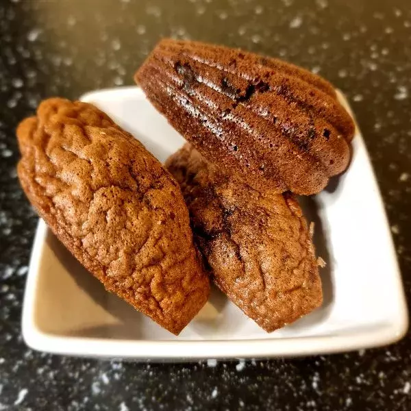 Madeleines au chocolat au Thermomix