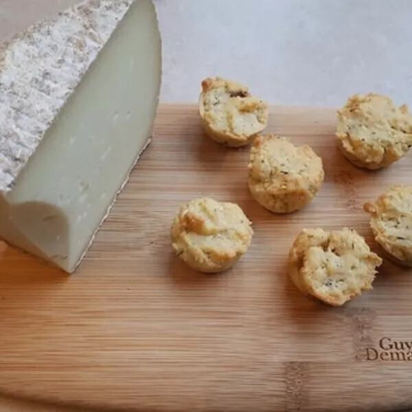 Sablés aux lardons et à la tomme Fougerollaise 