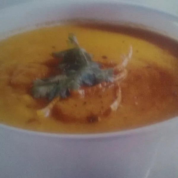 Velouté de carottes au curry