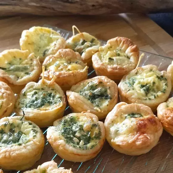 Mini quiche aux asperges sauvage