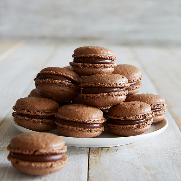 Macarons au chocolat