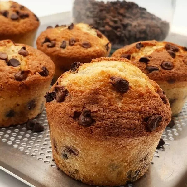 Muffins aux pépites de chocolat 