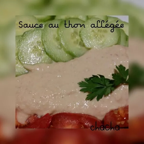 Sauce au thon allégée pour crudités