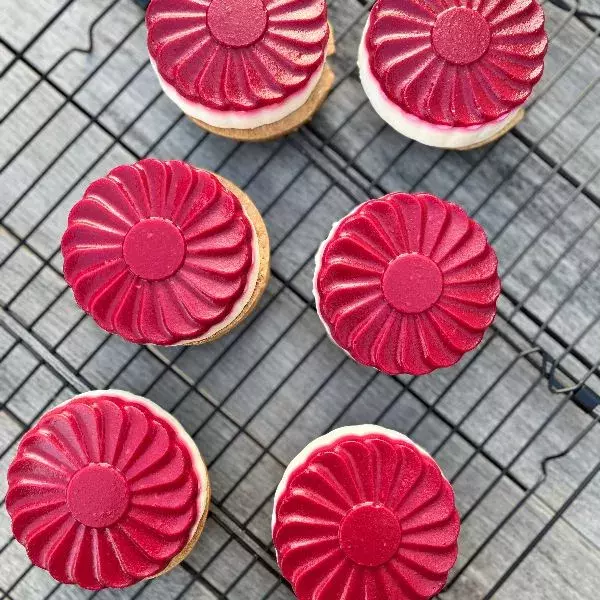 Cheesecake à la framboise et au citron