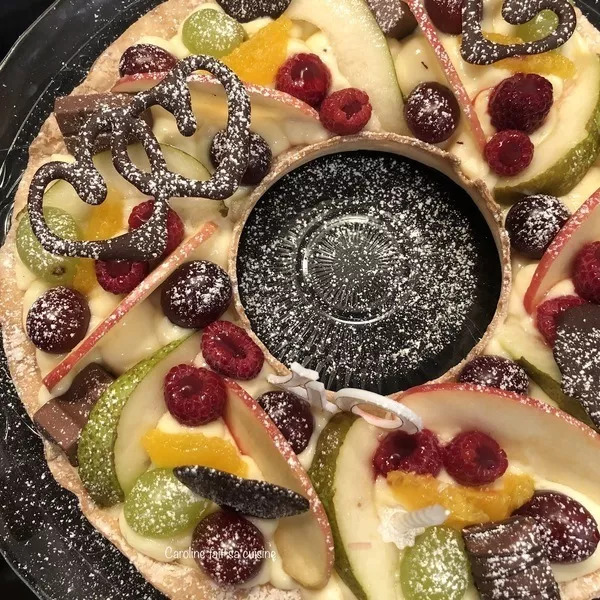 Tarte couronne aux fruits frais 