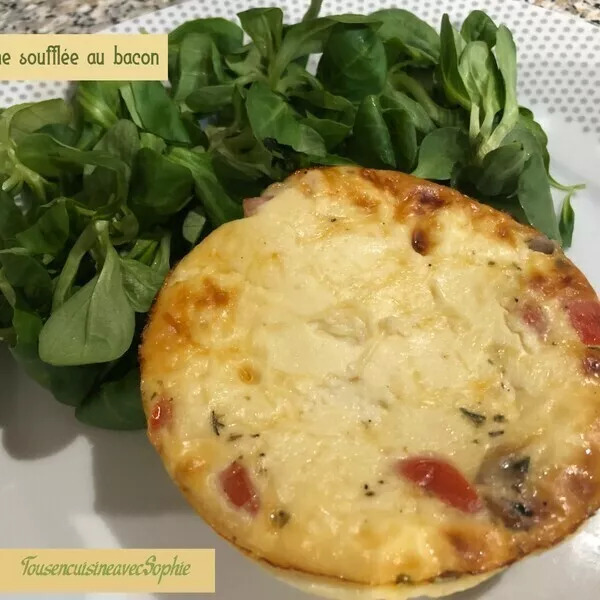 Quiche lorraine soufflée