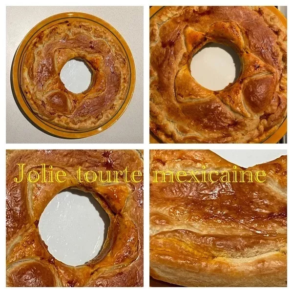 Tarte couronne mexicaine