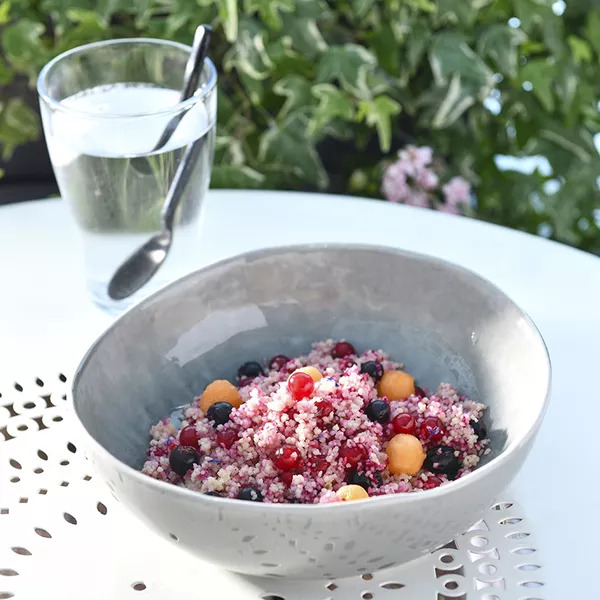 Taboulé de fruits rouges 