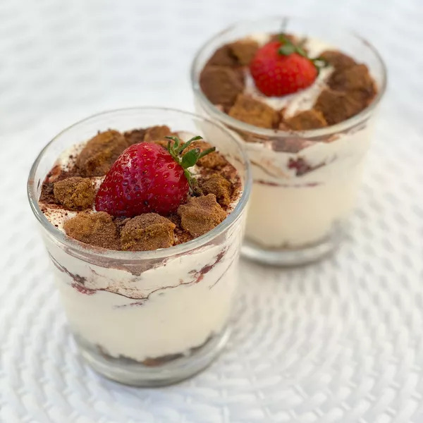 Tiramisu fraises-spéculoos 