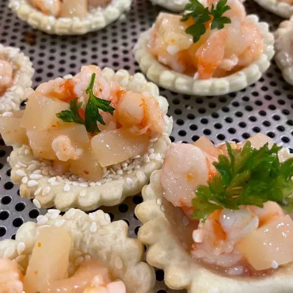 Mini tartelettes à la chinoise