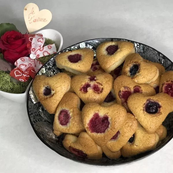 Financiers aux fruits rouges