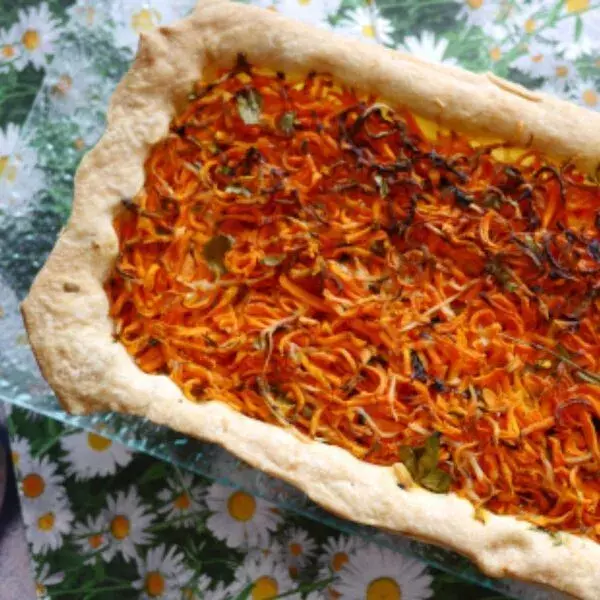 TARTE AUX CAROTTES A LA SAVEUR MAROCAINE