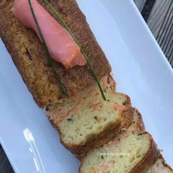 Cake au saumon fumé