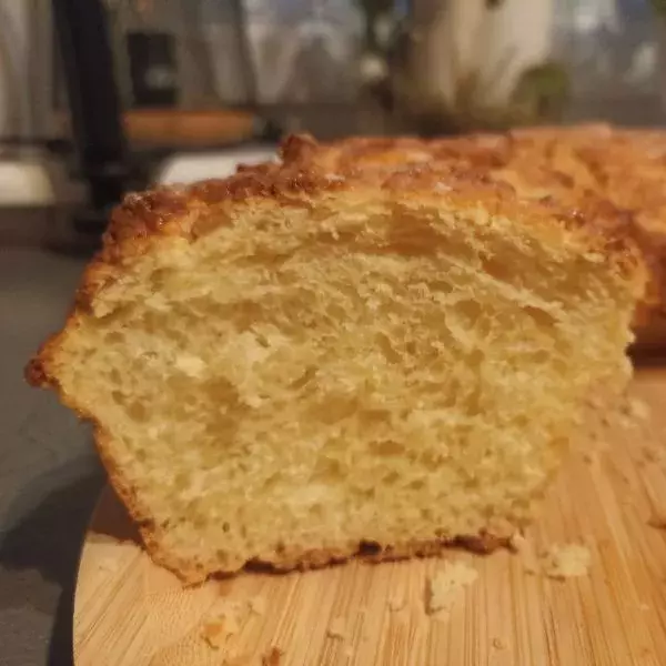 Fougasse sucrée à le fleur d'oranger