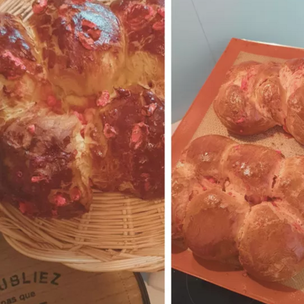 brioche moelleuse aux pralines