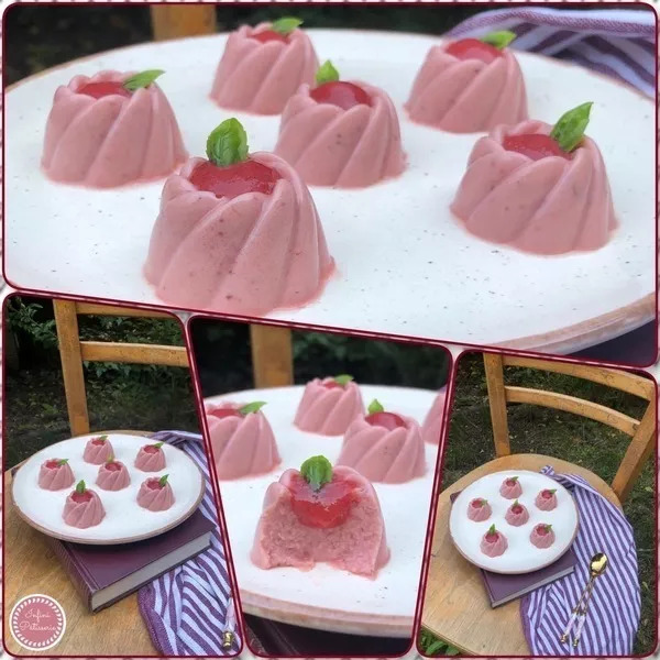 Panna Cotta à la fraise 