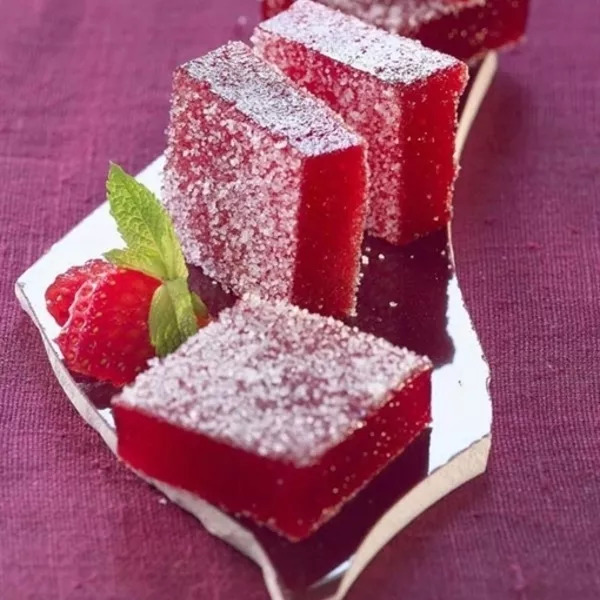 Pâtes de fruits rouges