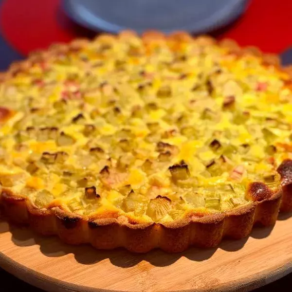 Tarte à la rhubarbe