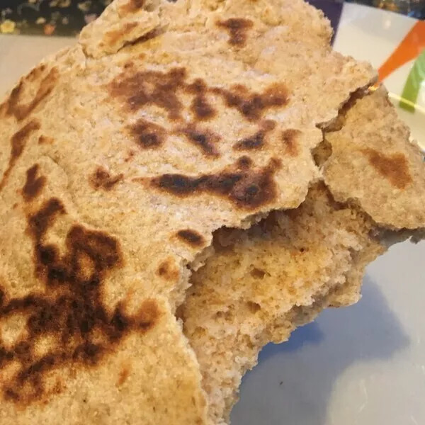 Pain pita ,cuisson à la poêle 