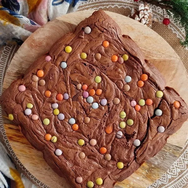 Brownie gourmand à la pâte à tartiner