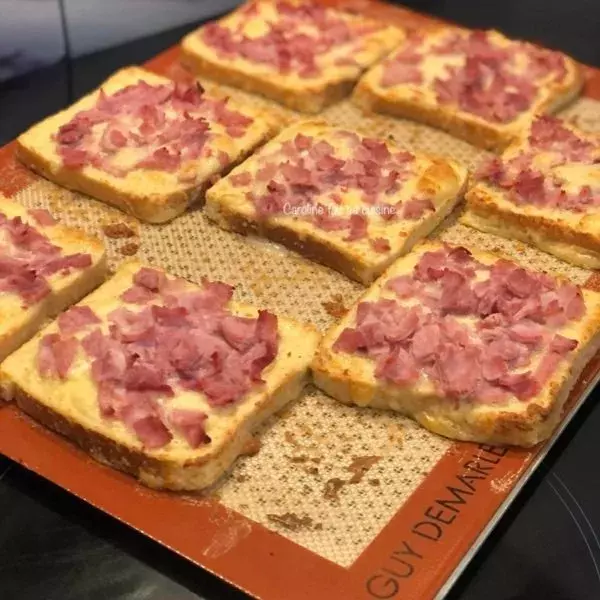 Tartines Croque Monsieur