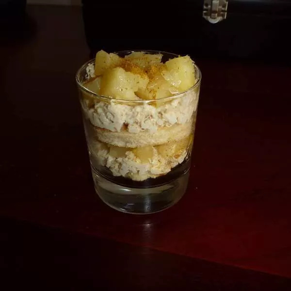 Verrine de crabe à l'ananas 