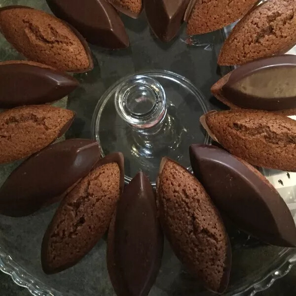 Financiers en barquettes chocolat