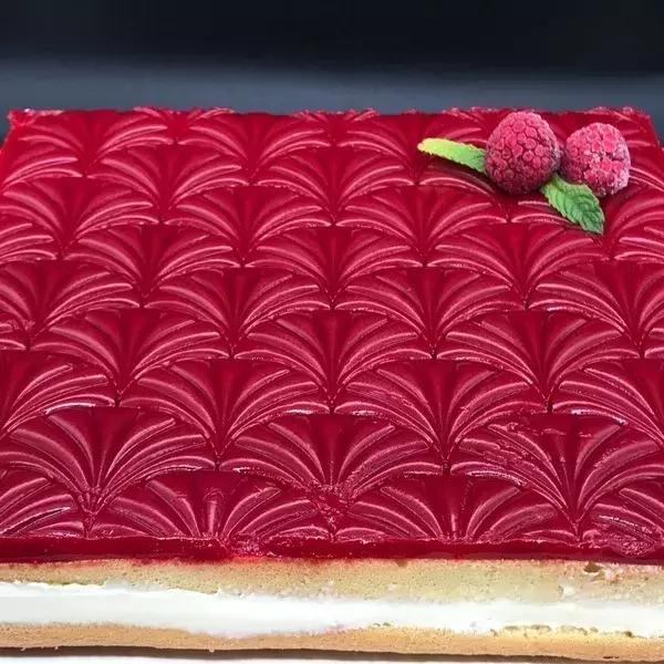 Génoise à la framboise 