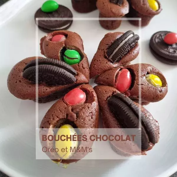 Petites bouchées au chocolat 🍫 Oréo et M&M's